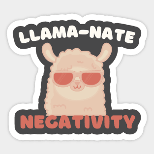 Kawaii Llama Animal Pun Sticker